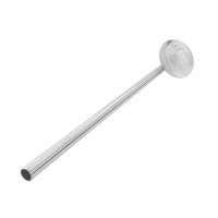 Drinking Spoon Straw Reusable Metal Straws Cocktail Spoons