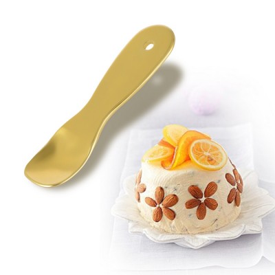 New Arrival Wholesale Disposable Custom Aluminum Spoon Ice Cream Metal Dessert spoon