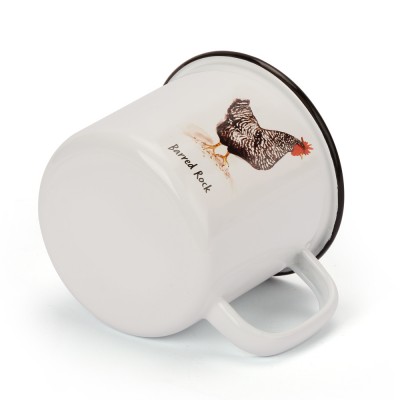 enamel mug with logo printing metal enamel cup custom enamel mug