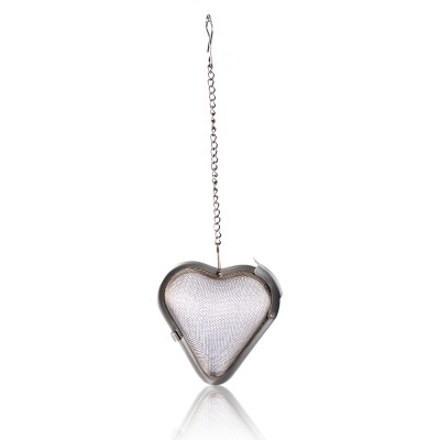 Elegant Bulk Heart Shape Stainless Steel Green Tea Strainer Stainless Steel Tea Infuser